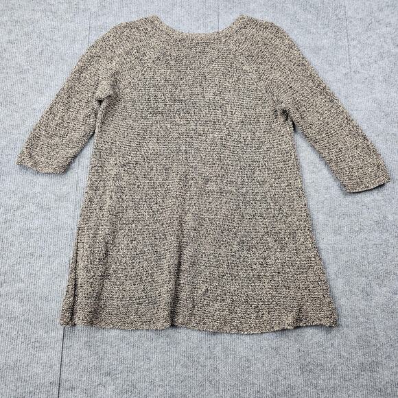 Eileen Fisher Sweater Womens Petite Small Linen Coastal Minimal Layer Granola - Picture 6 of 6